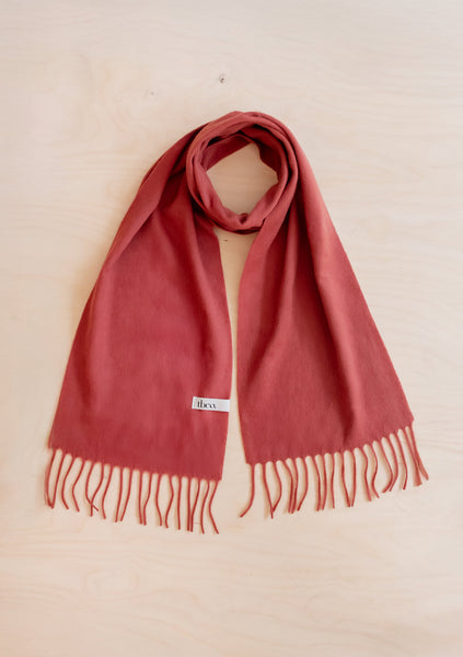 Lambswool Scarf in Mulberry