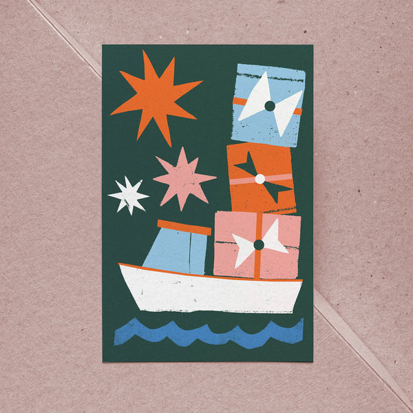 Greeting Card - Christmas Cargo