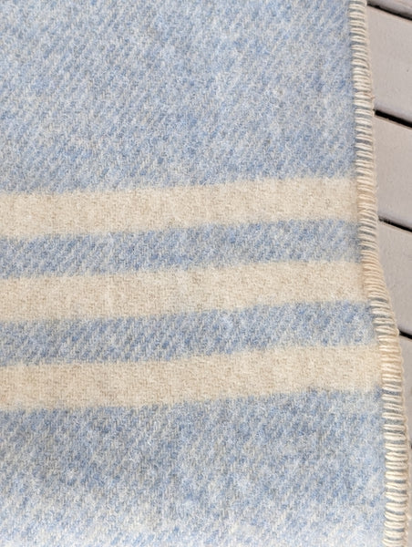 MacAusland's Lap Blanket - Sky Blue Tweed