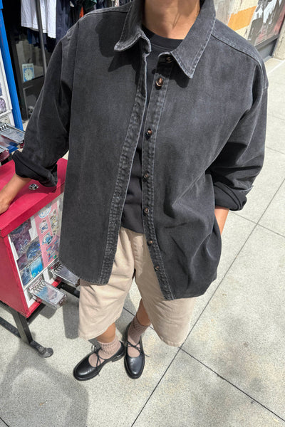 Theo Jacket - Black Denim