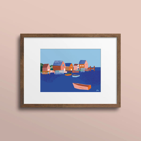 Fish Shacks Mini Print – 5 x 7
