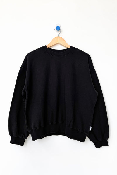 French Terry Core Sweatshirt - Black