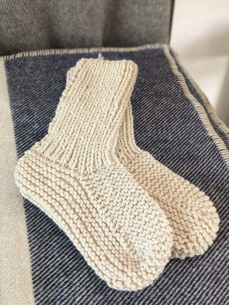 Croft Socks - Cream - size M