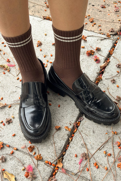 Boyfriend Socks - Wood