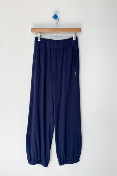 Pointelle Balloon Pants - Navy