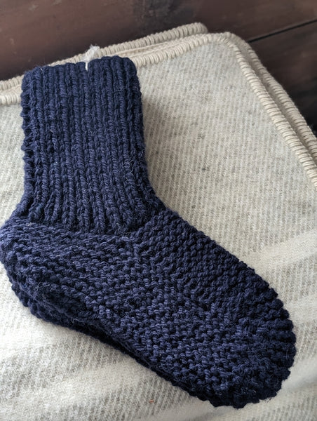 Croft Socks - Navy - size M