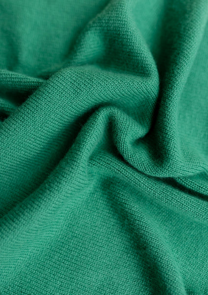 Merino Triangle Scarf - Green