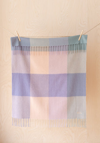 Baby Blanket - Lilac Check