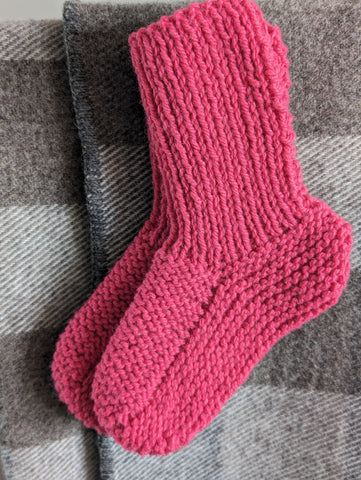 Croft Socks - Fuschia - size S