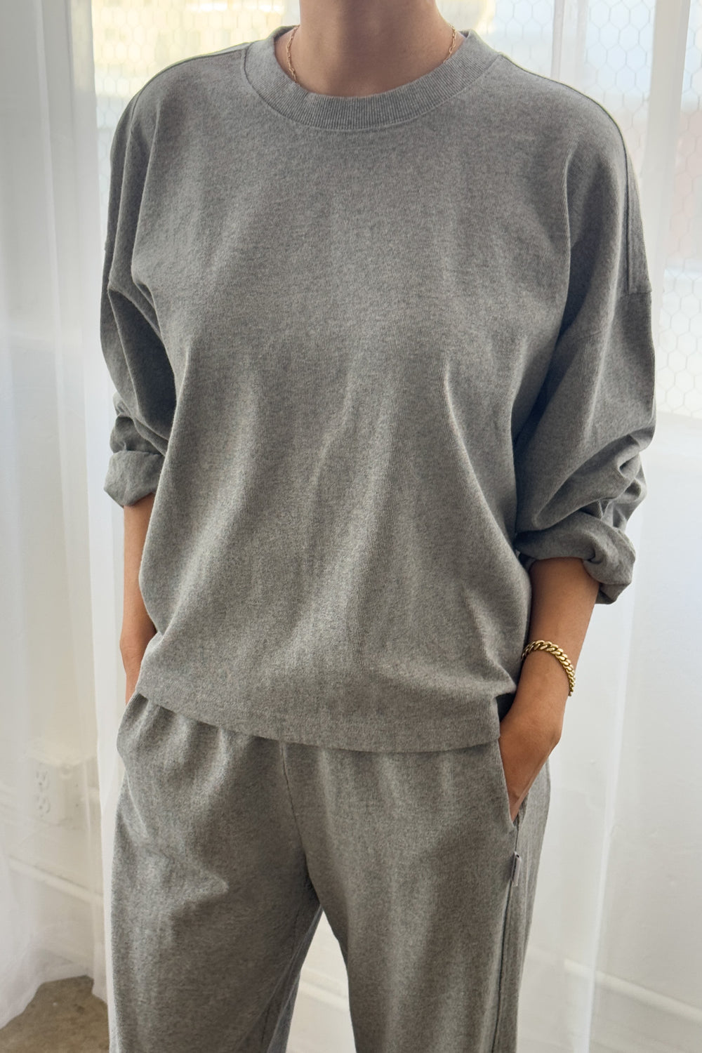 Naturelle T - Heather Grey