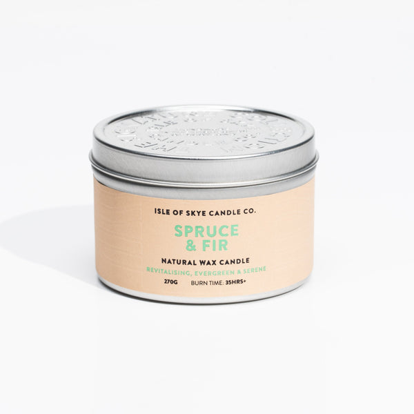 Spruce and Fir Tin Candle