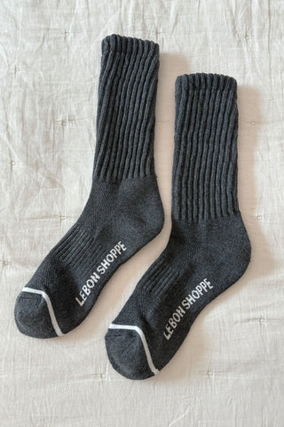 Ballet Socks - Charcoal