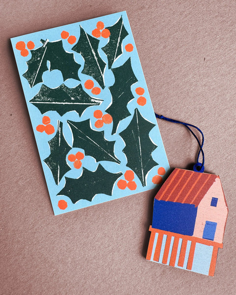 Wooden Ornament Fishing Shack