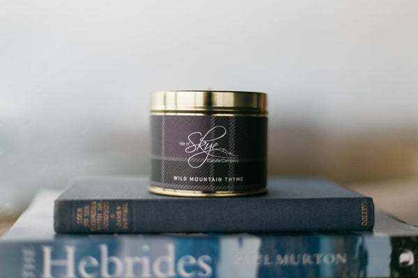 Wild Mountain Thyme Tin Candle