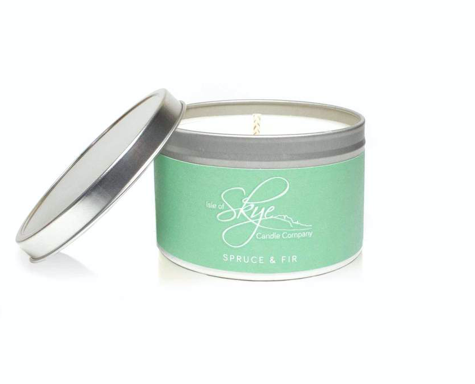 Spruce and Fir Tin Candle