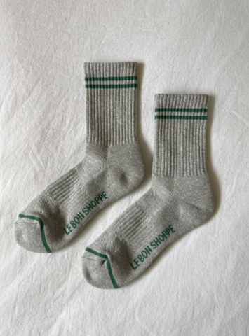 Boyfriend SOCKS - Heather Grey