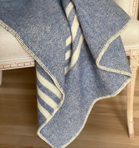 MacAusland's Lap Blanket - Heather Blue