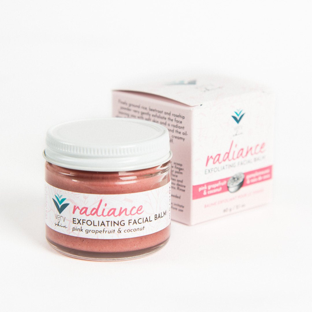 Verv Skin Radiance Exfoliating Facial Balm - Grapefruit & Coconut