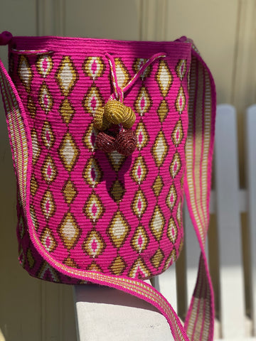 Wayuu Mochila Silk Bag - Large