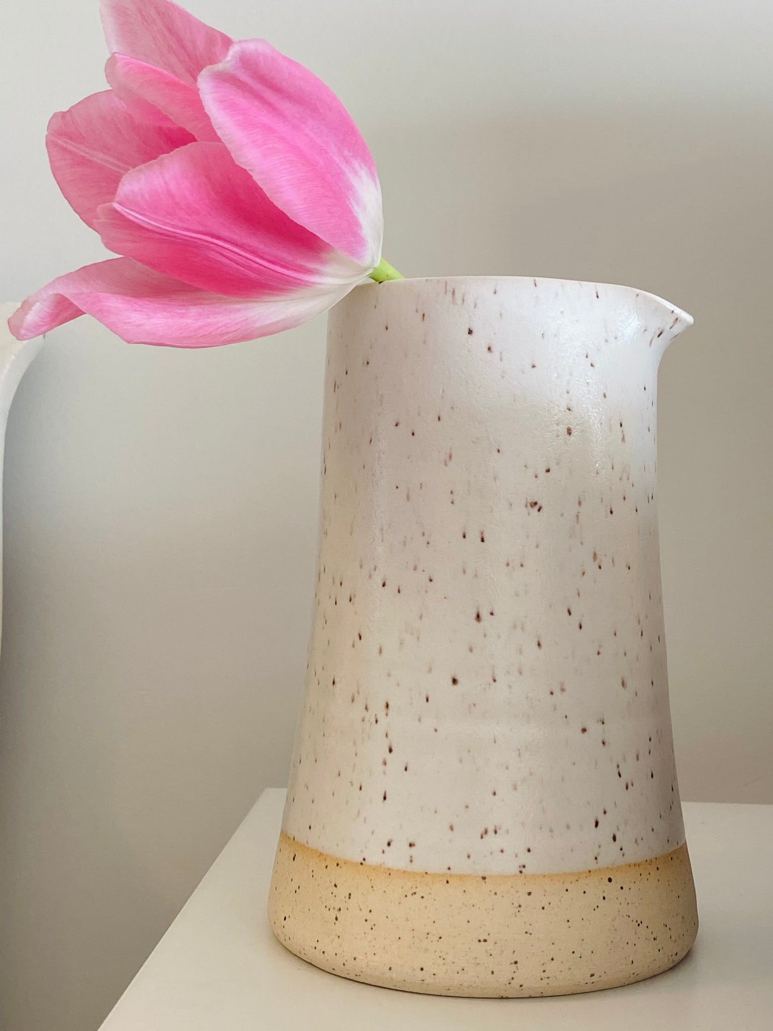 Speckled Ceramic Jug by Danika Vautour