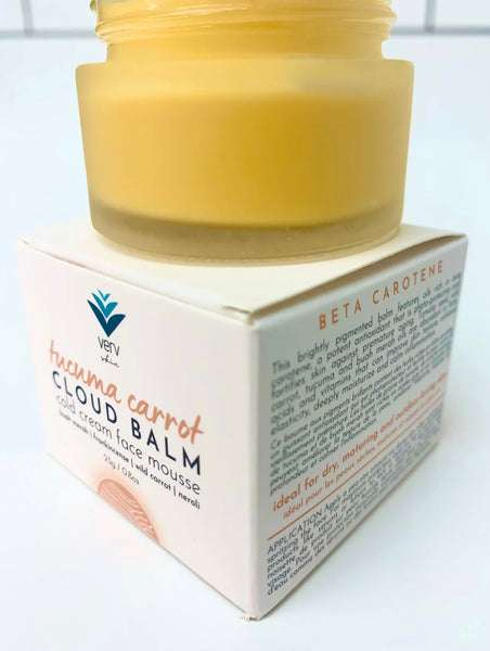 Verv Skin Tucuma Carrot Cloud Balm | Cold Cream Face Mousse