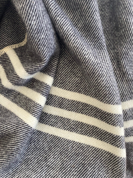 MacAusland's Lap Blanket - Black Tweed