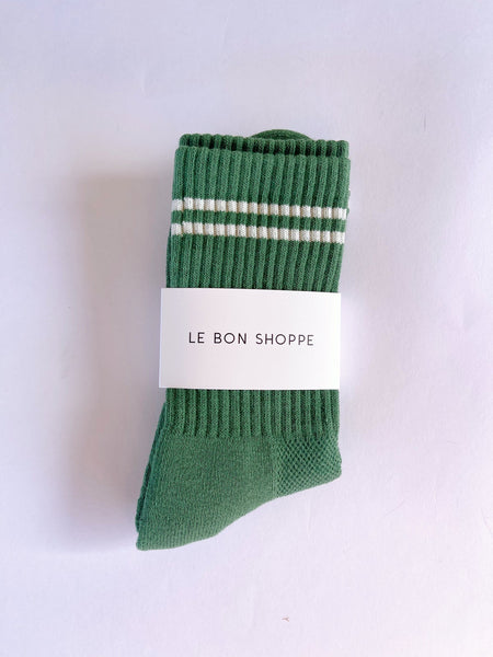 Boyfriend Socks - Moss