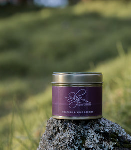 Heather and Wild Berries Tin Candle