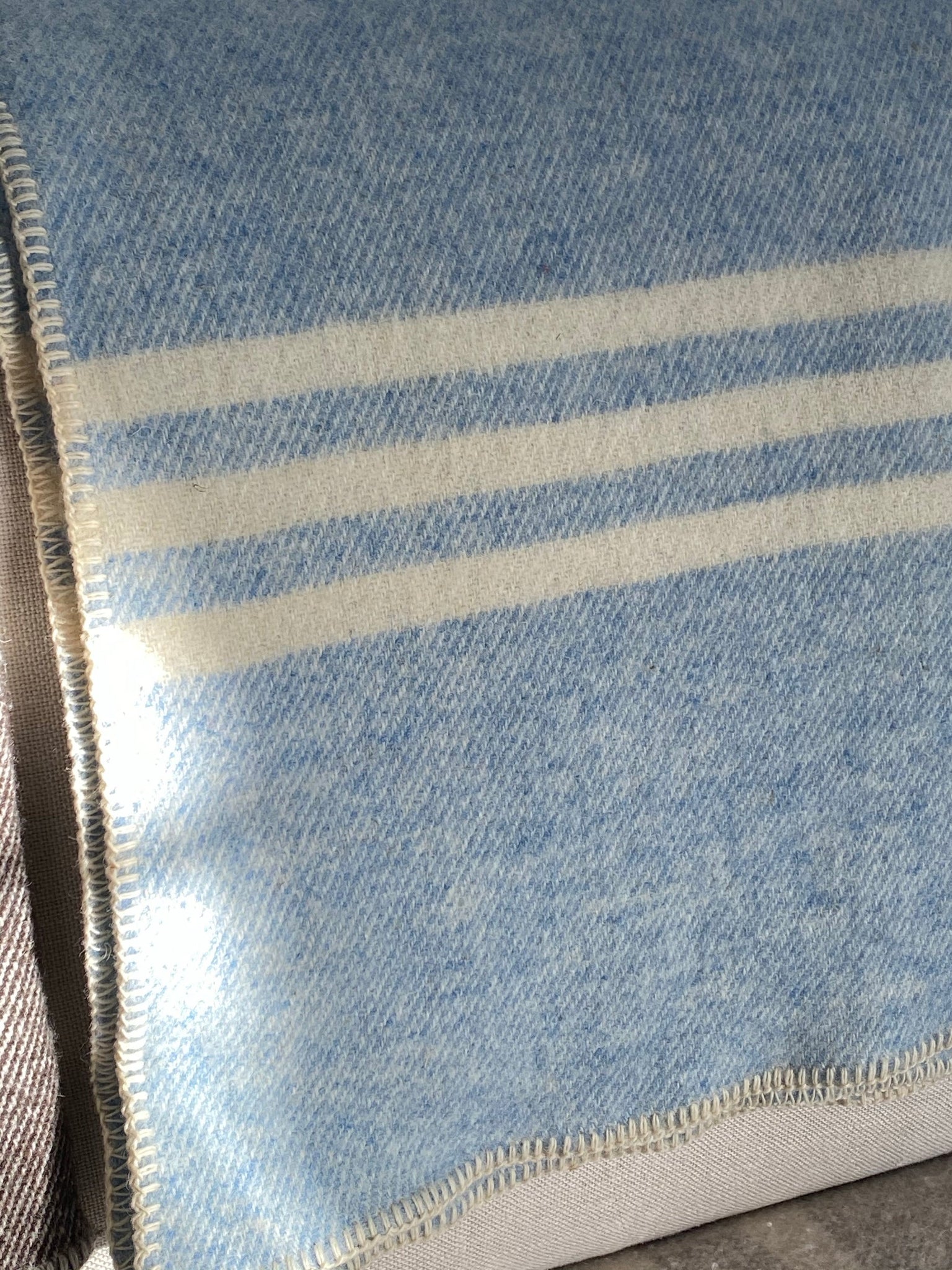 MacAusland's Lap Blanket - Sky Blue Tweed