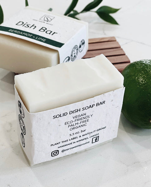 Solid Dish Soap in Bergamot Lime
