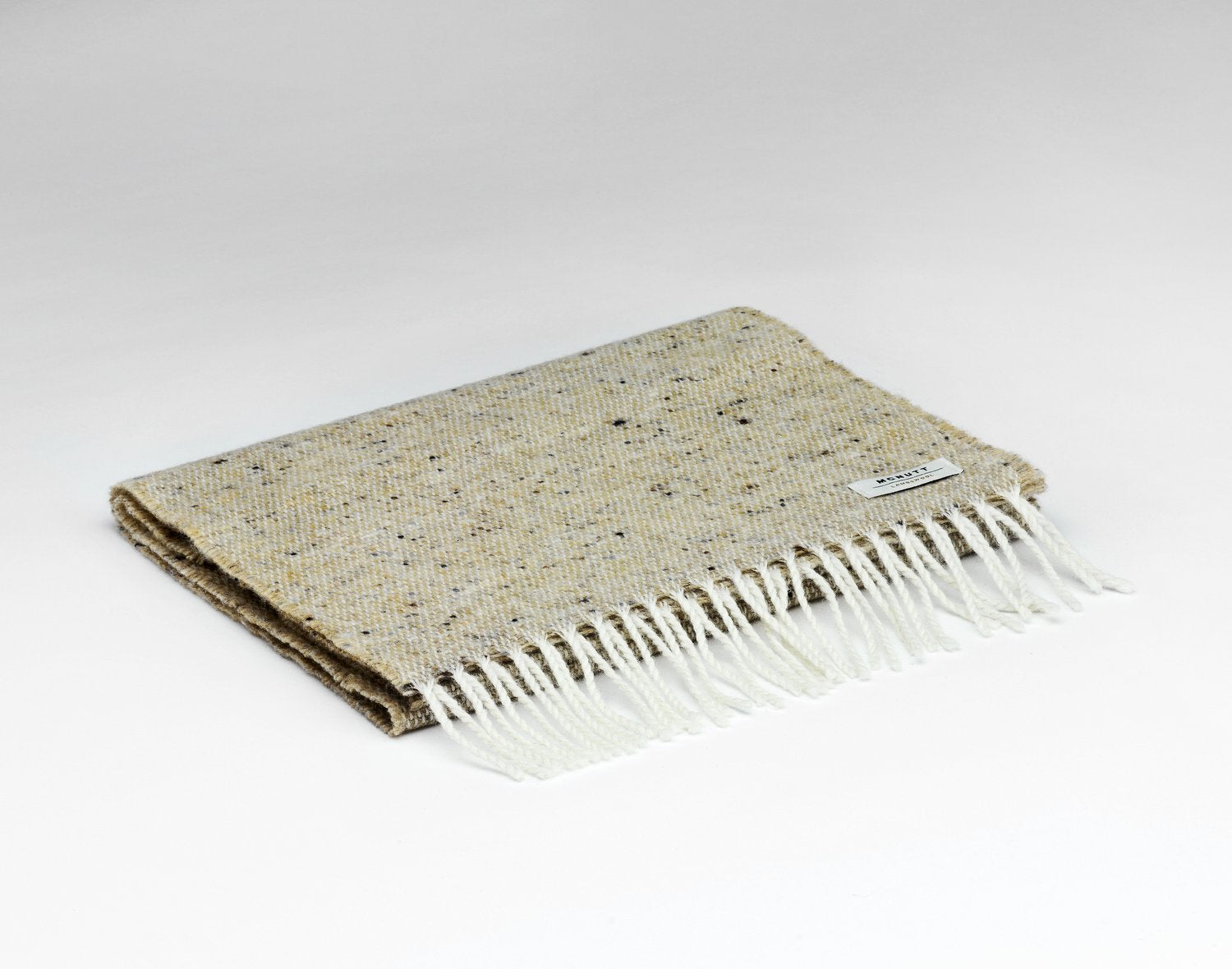 Donegal Tweed Oatmeal Scarf