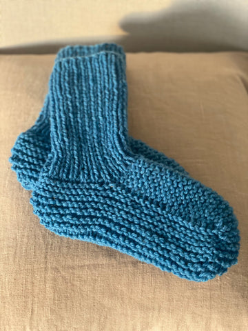 croft Socks - Saltwater Blue