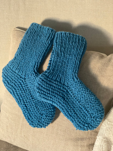 croft Socks - Saltwater Blue