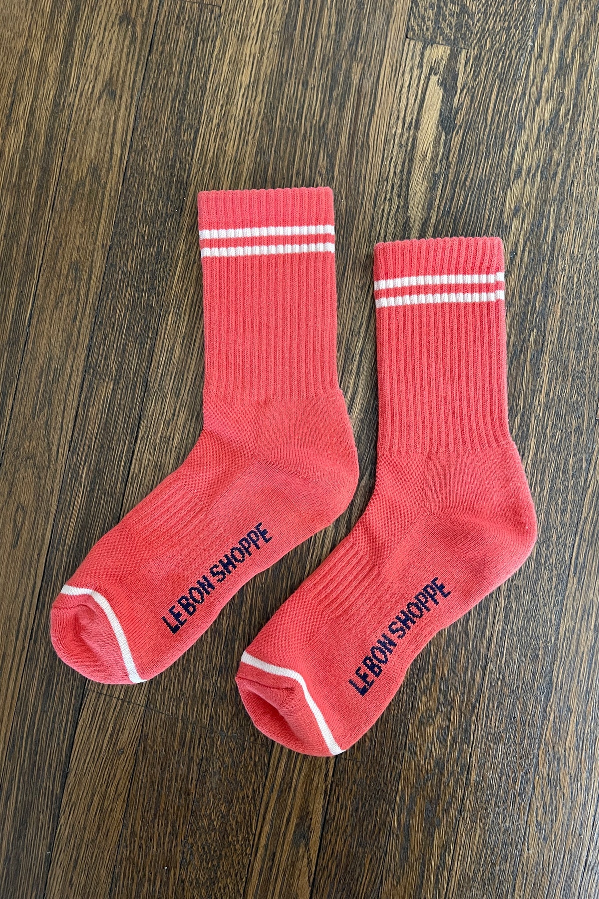 Boyfriend Socks - Coral