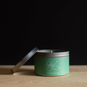 Spruce and Fir Tin Candle