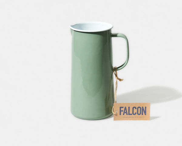 Enamelware 3 Pint Pitcher Tarragon