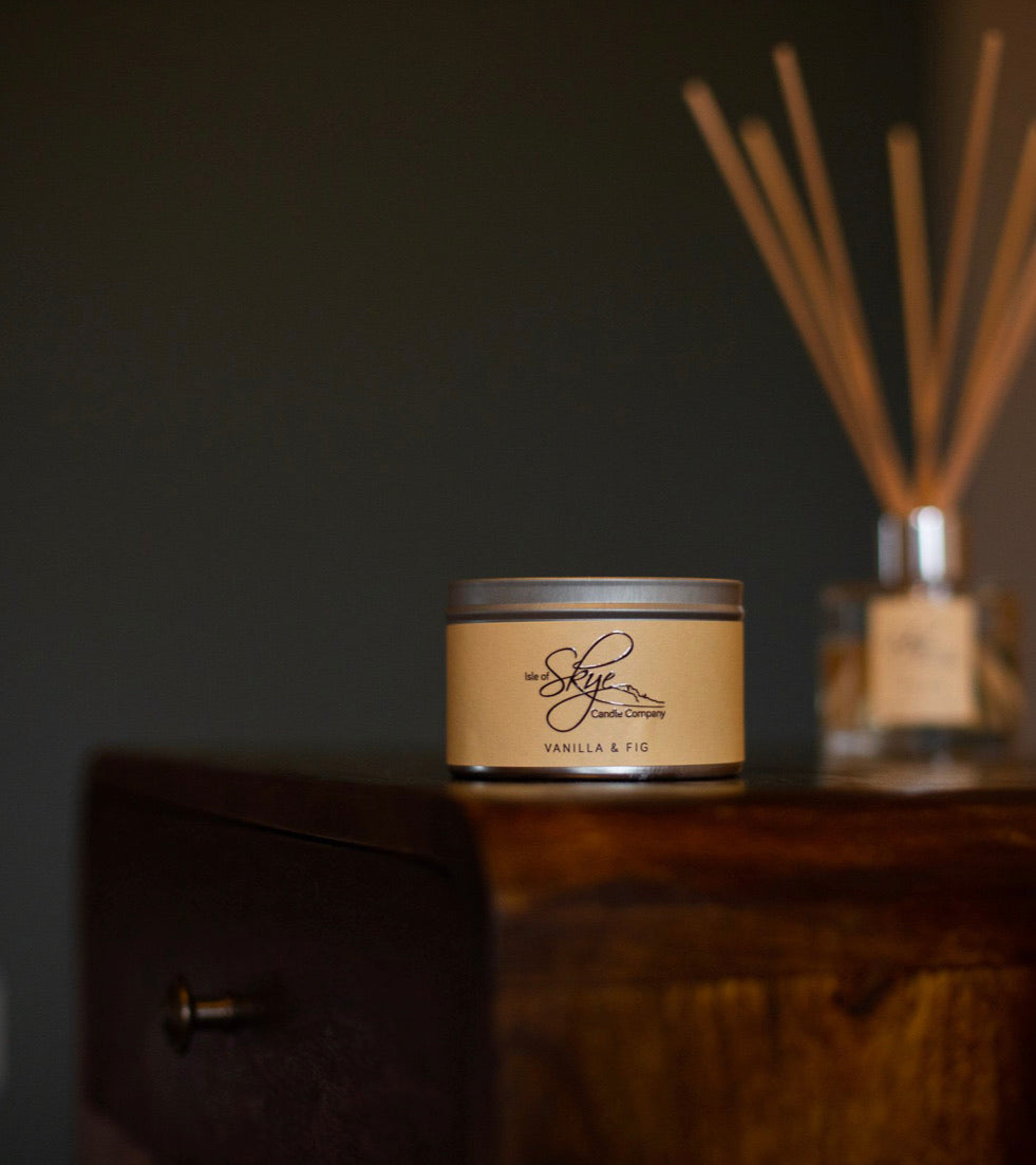 Vanilla and Fig Tin Candle
