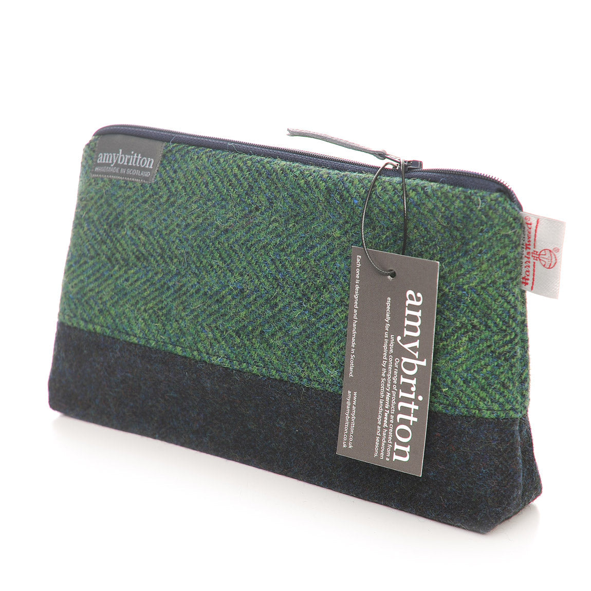 Harris Tweed LB2100 Porte-monnaie zippé pour femme avec paillettes Harris Tweed LB2100 Porte-monnaie zippé pour femme avec paillettes